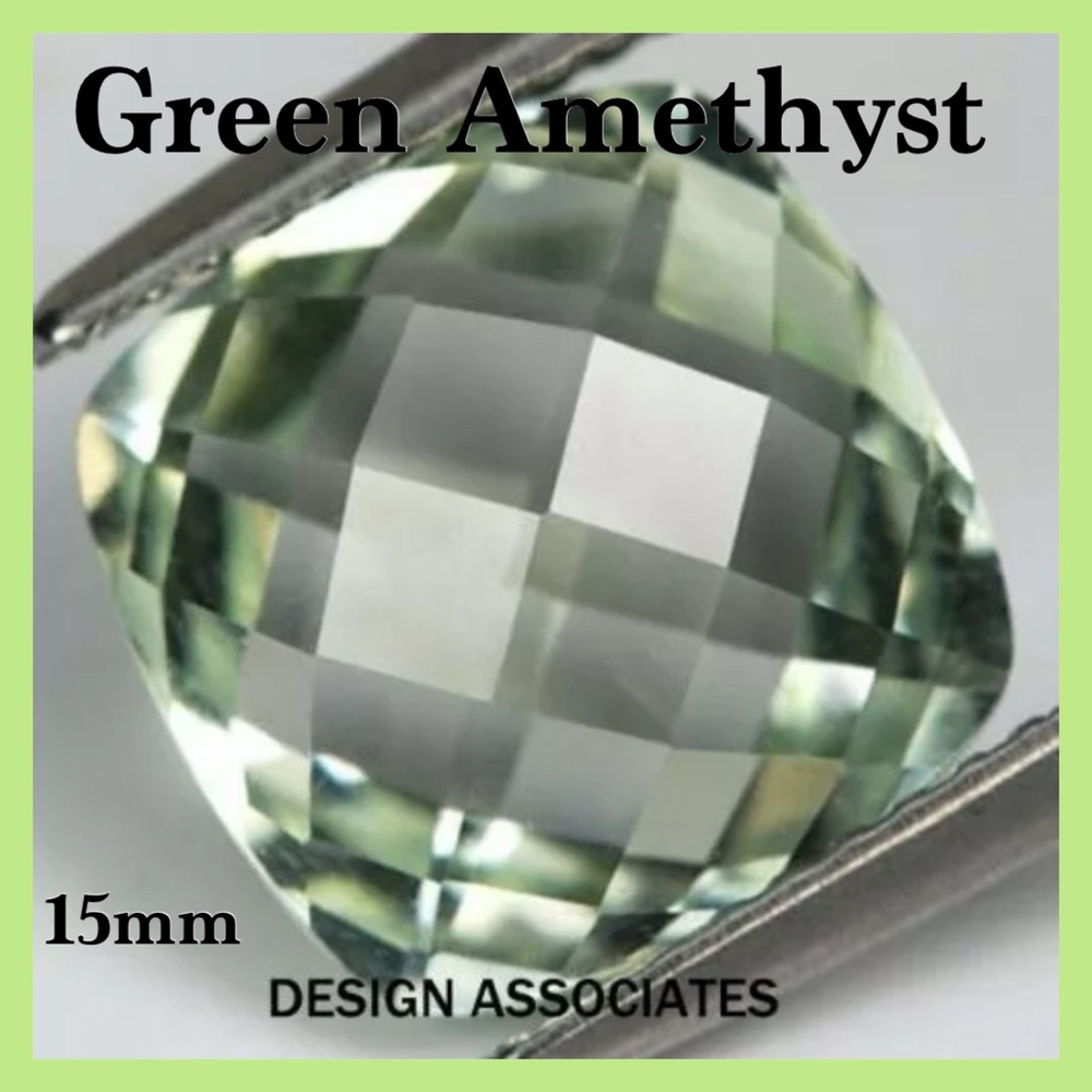 Large Green Amethyst 15mm Loose Gemstone